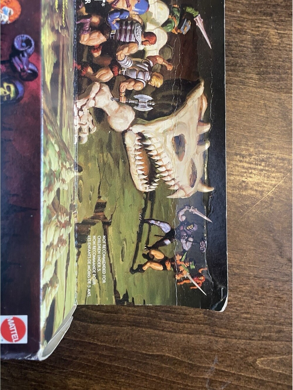 Vintage MOTU Battle Bones Box ONLY Mattel 1984 Collectors Carry Case He-Man